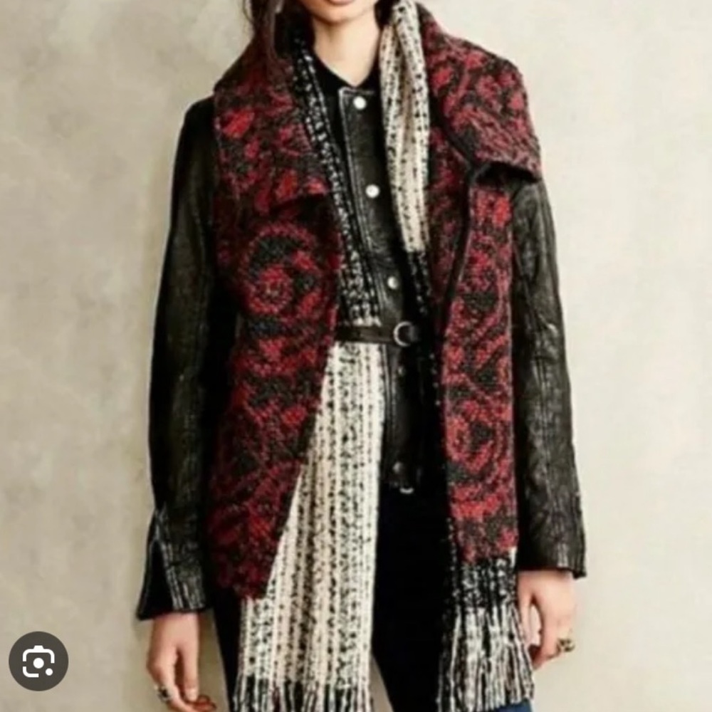 Anthropology Dolan Left Coast Wool Mohair Vest